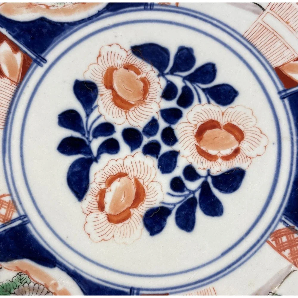 1920s Japanese Meiji‎ Period Hand Painted Imari Plate 12